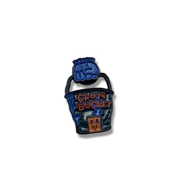 Spongebob SquarePants Planktons Chum Bucket Brooch/Pin - Picture 1 of 7